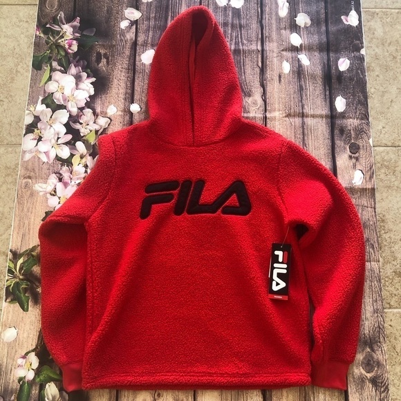 FILA Women’s Cozy Sherpa Hoodie - Picture 1 of 2